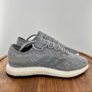 Adidas Pureboost Clima Gray Shoes mens size 8.5
